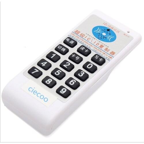 English ver Handheld 125Khz-13.56MHZ more frequecny access RFID card Duplicator/Copier +T5577 tag +UID changeable Rewritable key
