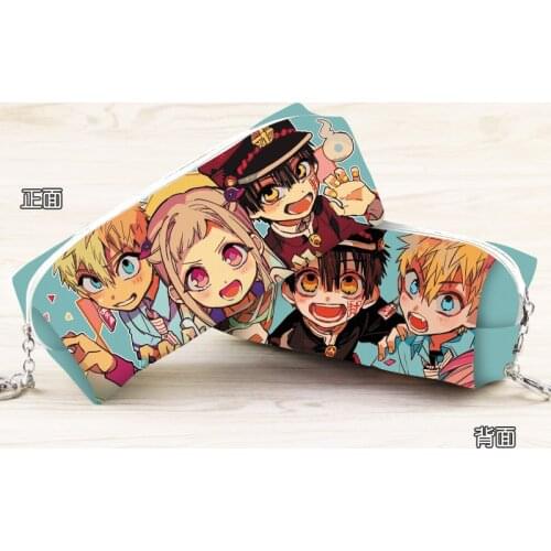 Anime Toilet-Bound Hanako-kun Synthetic Leather Pencil Bag Yugi Amane Cosmetic Bag