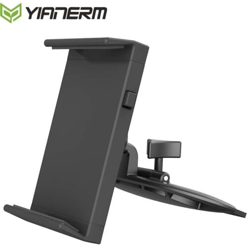 Yianerm CD Slot Tablet Car Phone Holder For iPhone,For iPad mini,Air 1/2,9.7 Pro Support,Android Tablet,7-10.1'' Mount Stand