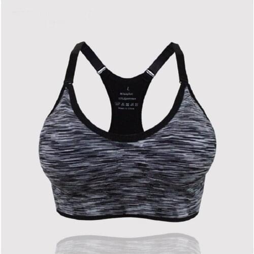Shock proof thin pad sweat absorbing sexy fitness seamless push up bras wireless women bra brassiere lingerie modis bralette