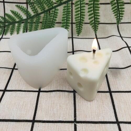 Cheese Candle Mold DIY Handmade Sugarcraft Cake Decorating Tools Candy Resin Mould