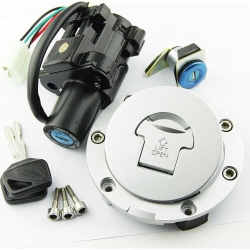 Motorcycle Seat Fuel Gas Cap Kit Ignition Switch For Honda CBF500 CBF600 Naked CBF600S ABS CBF1000 35010-MER-D00 35010-MER-D10