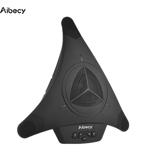 Aibecy MST-X3 USB Video Conference Microphone Speakerphone 6m 360° Audio Pickup Support Skype MSN QQ for Computer Mobile Phone