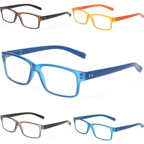 Fashionable Plastic Frame Metal Temple Reading Glasses High Quality Unisex F Presbyopic Eyeglasses