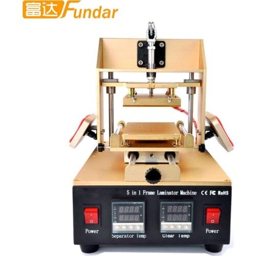 S500L 5 in 1 Frame Separator Machine=LCD Separator + Glue Remover + Frame Remover + Preheater + Frame Laminator