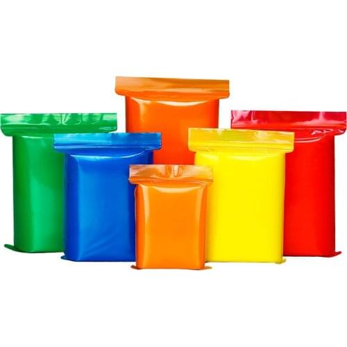 0.14 mm Thick Zip Lock Bag Red Plastic Ziplock Transparent Pouch Poly Zipper Bag Hard Durable