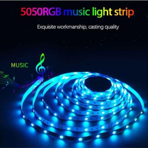 Bluetooth LED Strip Lights 10/15/20M RGB 5050 Flexible Ribbon IP65 Waterproof RGB LED Light Tape Diode With Phone APP Control