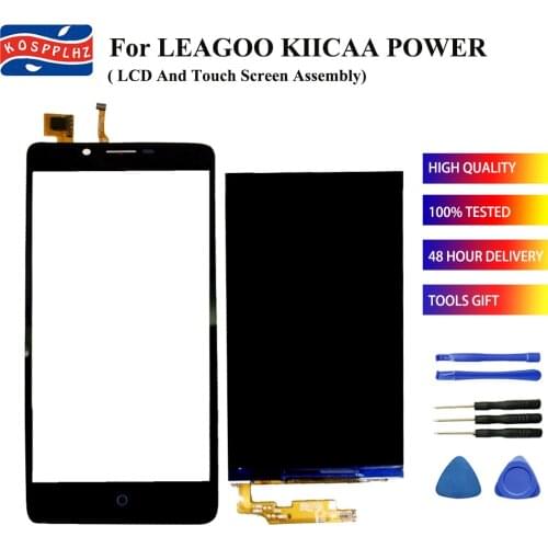 For LEAGOO KIICAA POWER LCD Display+Touch Screen Digitizer Assembly For 5.0 inch LCD with touch Glass Panel Spare Parts+tools