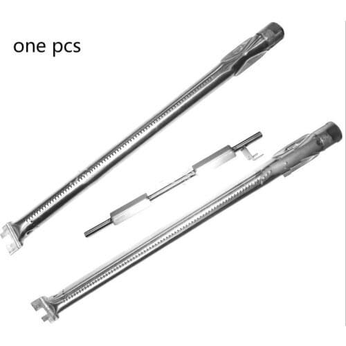1pc grill tube burners Gas stove steamer oven fireplace barbecue pizza propane pipe burner Stainless Steel