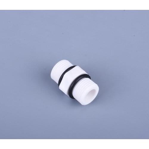 1Pcs/Lot 1/2 Thread to 1/2 Thread Nylon With Seal Ring Connector Aquarium Water Filter RO Filter Reverse Osmosis System