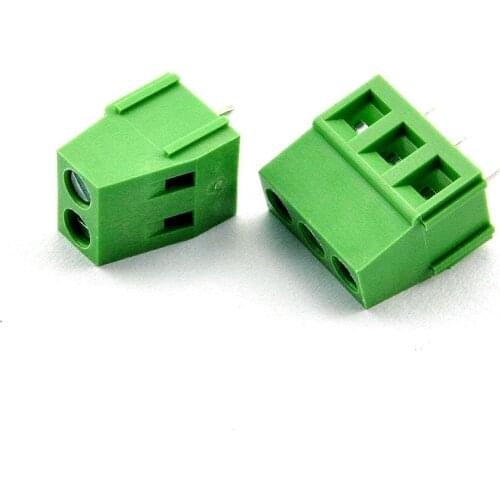 10pcs KF128 5mm PCB Screw Terminal Block KF128-2P 3P Splice Terminal DG128