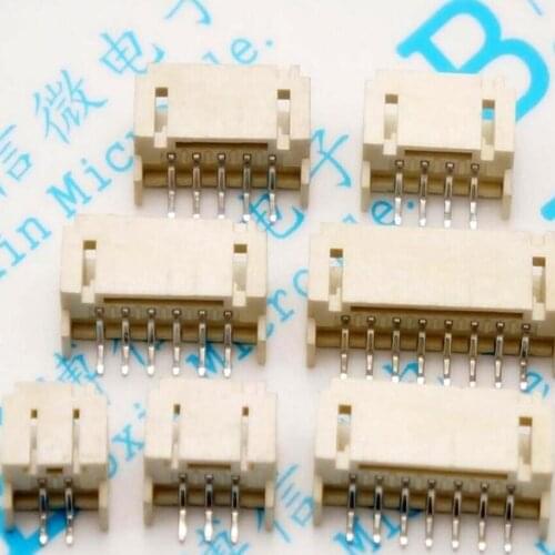 100PCS/Lot 2.0mm PH2.0 SMT Pitch Jack Connector JST Horizontal-Type 2P/3P/4P/5P/6P/7P/8P/9P/10P