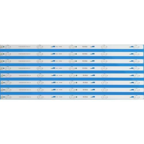 8PCS LED Strip 5 Lamp For TCL_ODM_55_D1500_8*5_3030C YHF-4C-LB550T-YHA 55U36EBC 55D1600 55L26CMC 55GA1600 55L2600C LVF550CSDX