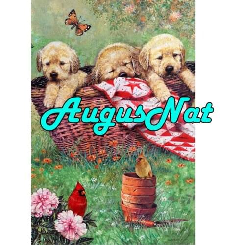 Puppy dogs diamond painting labrador daimond embroidery picture birds diamant mosaic stickers animals diamand art new arrivals