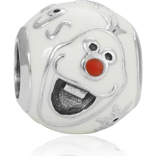 Anclas para hacer pulseras flower charms big hole Bead full heart bead charm plata de ley Charm Bracelets ENM357