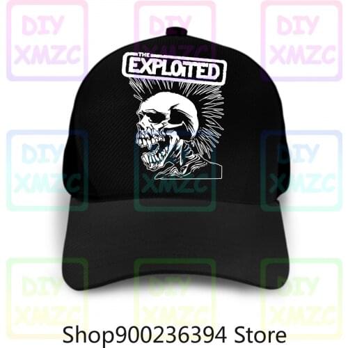 The Evil Skull Baseball Cap Logo Hats Black