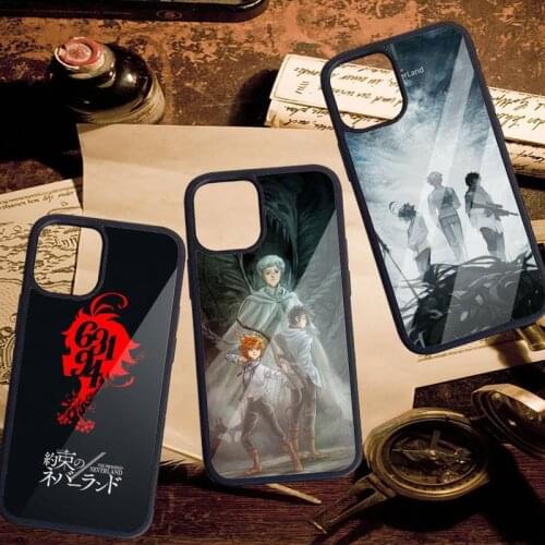 Anime The Promised Neverland Phone Case PC for iPhone 11 12 pro XS MAX 8 7 6 6S Plus X 5S SE 2020 XR