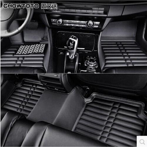 CHOWTOTO AA Custom Floor Mats For Honda Accord Civic CRV City HRV Vezel Crosstour Fit Spirior Crider Non-slip Waterproof Carpets