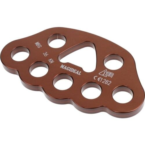 Rope Support Plate Cable Rigging Carabiner Holder Climbing Accessory