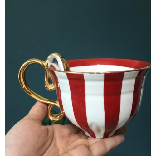 Ceramic Coffee Mug Tea Cup & Saucers Kitchen Drinkware Birthday Presents Wedding Gifts White Pink Green Color