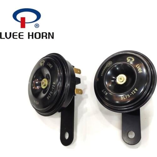 Lvee Motorcycle Horn High Low Double Car Horn 12v 110db Moped Dirt Bike Electric Vehicle Scooter Air Horns Motorbike Horn
