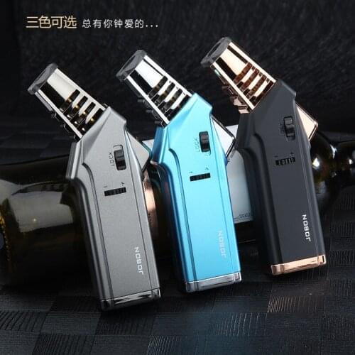 Kitchen Jet BBQ Lighter Metal Torch Turbo Lighter Windproof Refillable Gas Lighter Cigarette Cigar Accessorie Gadgets For Men
