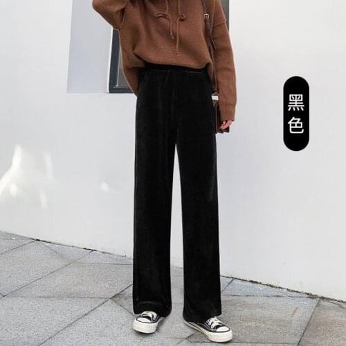 NINIBEIBEI Women's Velvet Trousers