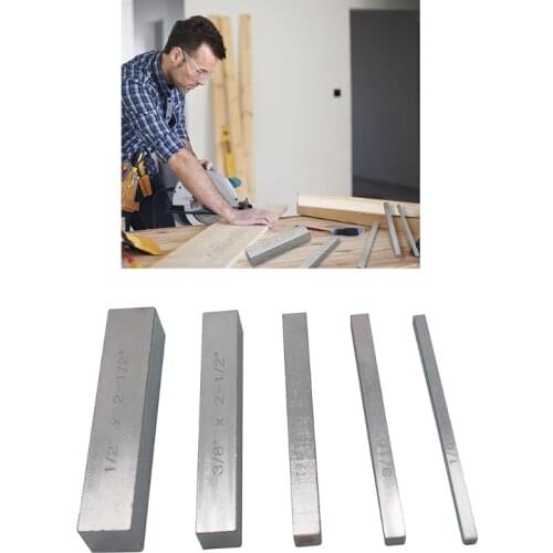 L38A Durable Woodworking Accessories Woodworking Setting Bars Gauge Block Setting Bar Set Aluminum1/2 inch 3/8 inch 1/4 inch