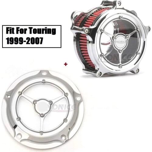 Chrome see through Air cleaner Filter Derby point timing covers fit For harley 2007-2009 2014-2017 Dyna Low Rider FXDL