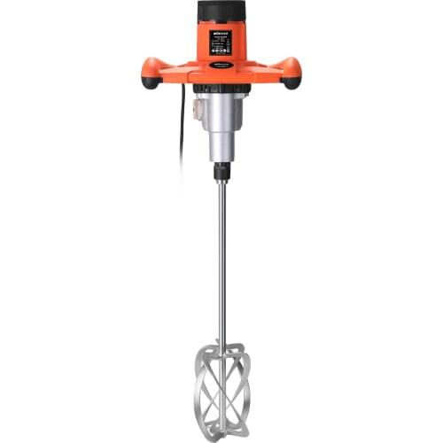 KKmoon 2500W Handheld Electric Mixer Mixing Machine Paint Putty Cement Concrete Double Rod Electric Mixer 6 Speed Adjustable