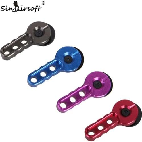 SINGIRSOFT Enhanced Safety Aluminium CNC Machined Selector Lever Selector Switch Set for Airsoft M4 AEG Colorful BD3884