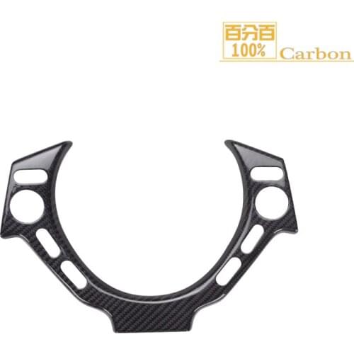 CARBON FIBER STEERING WHEEL CENTER TRIM COVER FOR GTR R35 2009-2016