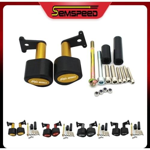 Falling Protection For KAWASAKI NINJA 250 2018 2019 2020 Semspeed Motorcycle Frame Slider Fairing Guard Engine Crash Protector