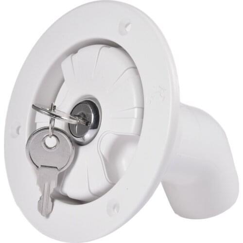 1PC Inlet Hatch Filler Cap Cover For Caravan Motorhome Fresh Water RV Camping Trailer Motorhome Drain Water Tank Caps RV Parts