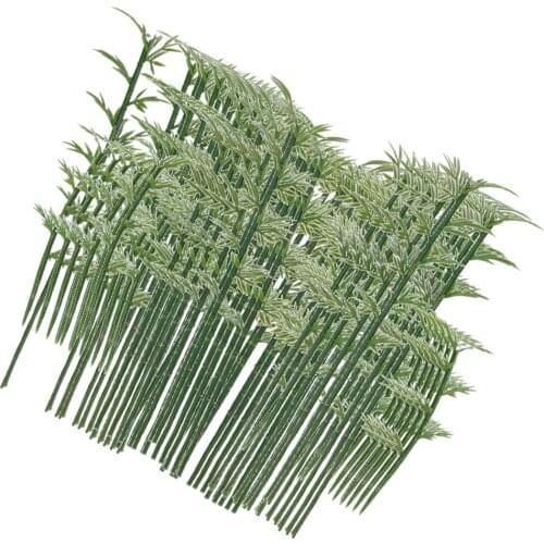 100x Bamboo Trees Model Park Garden Buildings Architecture Scene Layout 4 Scale