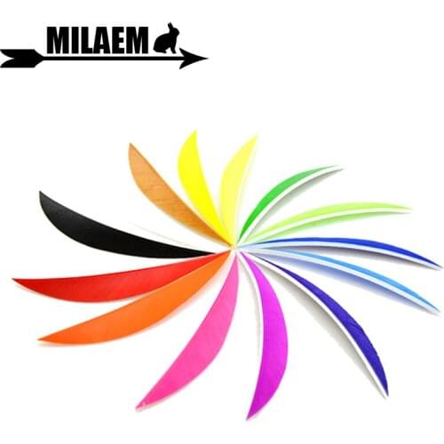 50pcs 5inch Archery Turkey Feather Left wing Droplet Shape Feather Fletching Crossbow Arrow Accessory