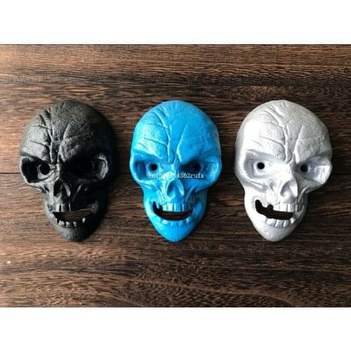 50pcs Wall Mounted Skull Shaped Beer Bottle Opener With 2pcs Screws Vintage Cast Iron Openers Kitchen Gadget Bar Tools