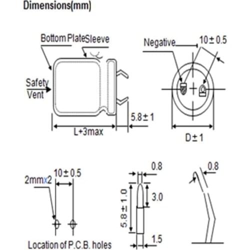 50V 10000uF 30X50 Aluminum Electrolytic Capacitor High Frequency Low Impedance K5DB