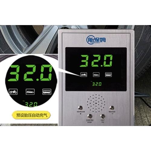 Automatic Tire Inflator Preset Pressure Automatic Inflation and Deflation Car