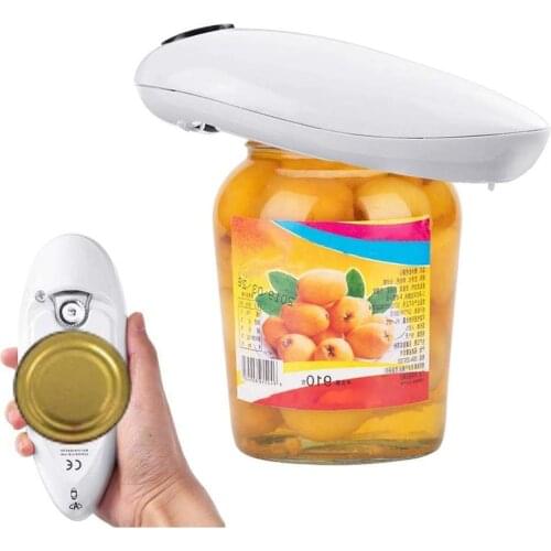 Innovative Automatic Tin Opener Canned Electric Bottle Opener Jar Opener Kitchen Gadgets Tools