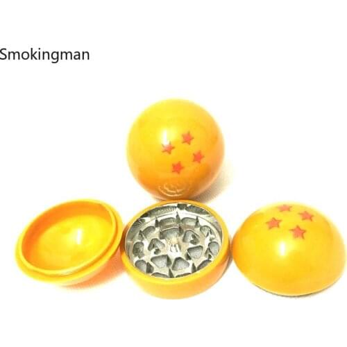 Cartoons Gold BALL Herb Grinder Weed Metal Zinc Alloy Acrylic Smoke Tobacco Crusher for Water Pipe Hookah