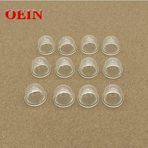 12PC White Transparent Fuel Pump Carburetor Oil Bubble Primer Bulb Chainsaws Trimmer Brush Cutter Clear Tool 14-19mm