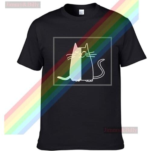 2021 hot sale Schrodingers Cat Summer Print T Shirt Clothes Popular Shirt Cotton Tees Amazing Short Sleeve Unique unisex Tops