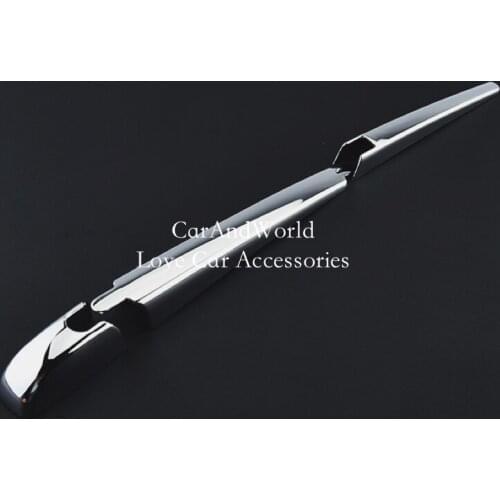 For Toyota Highlander 2015-2020 Car Rear Wiper Cover ABS Chrome Rear Window Tail Windscreen Trim Garnish Molding Accessories