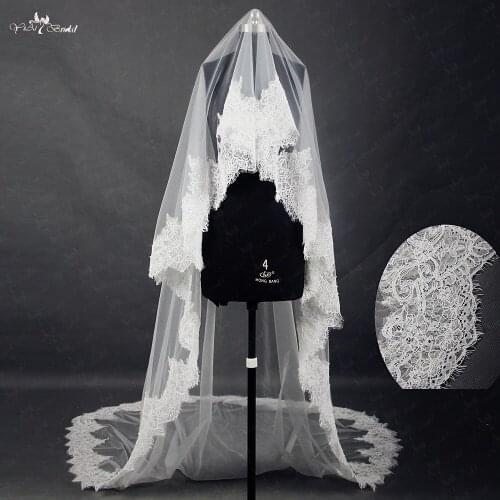 RSV44 One Layer Lace Wedding Veil
