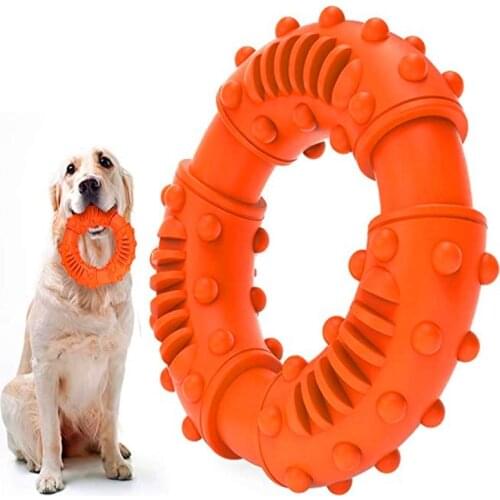 Durable Dog Chew Toy Natural Rubber Pets Interactive Toys for Medium Large Dogs Puppy Fun to Chew,Clean Teeth,Training ,Teething