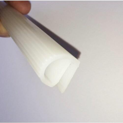 18 mm x 15mm high temperature oven silicone e article rubber sealing strip weatherstrip