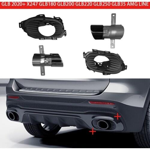 2PCS Universal Dual Glossy Black Carbon Fiber Exhaust Tip Matt Black Modified Exhaust Pipe Fiber Cover Muffler Tip