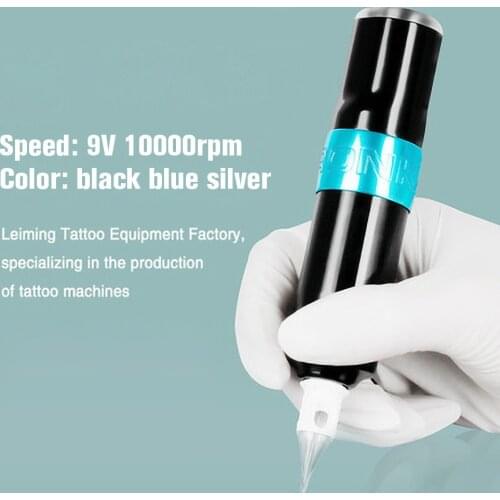 High Speed And Frequency Motor Tattoo Pen RCA Interface With Light Secant Line And Fog Machine Professional Tattoo Equipment