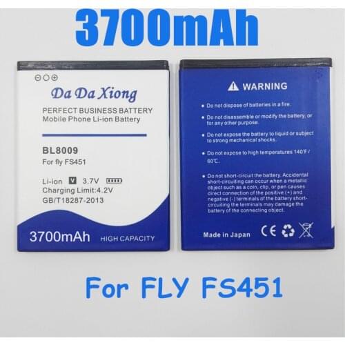 High Quality 3700mAh BL8009 Battery For Fly FS451 Nimbus 1 Lithium-ion Polymer Battery